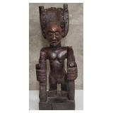 African chowke chibinda llunga carved wood