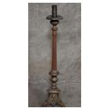 Antique brass church altar candlestick