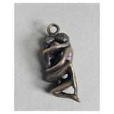 Bronze Tibetan Yab Yum fertility pendant