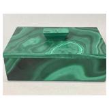 Malachite trinket box