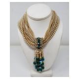 Vintage Vendome MCA multi-strand faux pearl