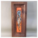 Vintage Paulo Vidriera "Don Quixote" enameled