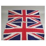 Pair of vintage Great Britain flags
