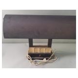 Art Deco machine age bankers lamp