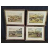 Four vintage framed "Vale of Aylesbury Steeple