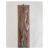 Vintage bronze relief plaque by the Ferdinand