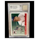 2006 Topps Mickey Mantle game bat graded 10