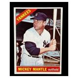 1966 Topps Mickey Mantle baseball card