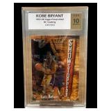 1997 Topps Finest Kobe Bryant graded 10 gem mint