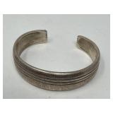 Vintage Dan Jackson silver cuff bracelet