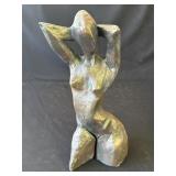 Vintage Carole Kaplan signed ceramic sculpture
