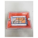 Hermes "Quadrige" porcelain ashtray