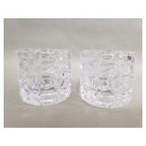 Tiffany & Co. Crystal candleholders