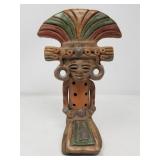 Vintage Aztec/Mayan style terracotta flute