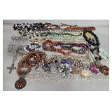Group of costume jewelry
