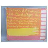 Sister Corita Kent signed serigraph