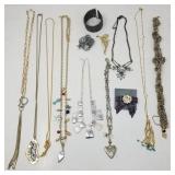 Group of costume jewelry