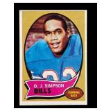 1970 Topps O.J. Simpson rookie card
