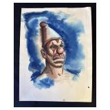 Vintage P. Resnack signed watercolor painting