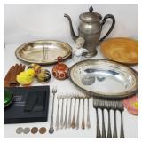 Silver plate and miscellaneous items