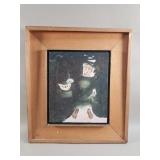 Signed vintage oil on canvas