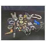 Group of costume jewelry