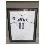 Signed Brian Sweeney San Diego Padres jersey