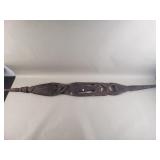 Vintage African carved wood sculpture