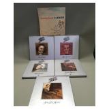 Lot of vintage LP records, Giants of Jazz box