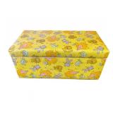 Vintage wood & vinyl toy box