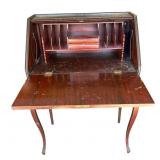 Vintage wood secretary desk