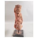 Pre-columbian style terracotta figure from the