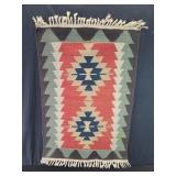 Vintage handmade kilim rug
