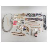 Group of costume jewelry