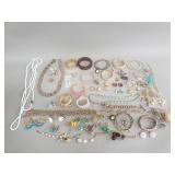 Group of costume jewelry