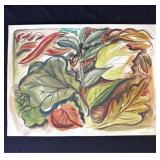 Vintage P. Resnack signed watercolor painting