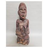 Vintage African carved wood Tombe Phemba maternity