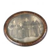 Antique framed portrait