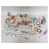 Group of costume jewelry