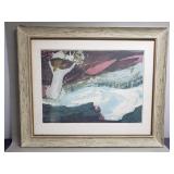 Signed  Sister Mary Corita Kent silkscreen
