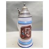 Vintage Lithopane lidded porcelain stein