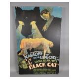 Reproduction movie poster "The Black Cat"