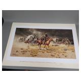 Frank McCarthy signed print "Spooked"