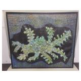 Signed Harry Zolotow abstract oil on canvas