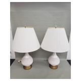 Pair of Mid-century Italian textured daisy