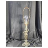 Vintage spelter with a bronze finish Grecian-style