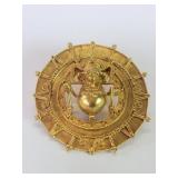 Marked 18k gold pendant