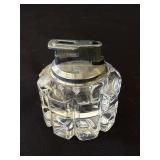 Vintage lead crystal table lighter