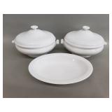 Pair of Wedgwood bone china soup tureens