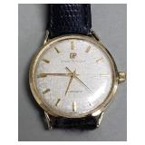 14k gold Girard-Perre guax gyromatic 33mm